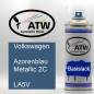 Preview: Volkswagen, Azorenblau Metallic 2C, LA5V: 400ml Sprühdose, von ATW Autoteile West.